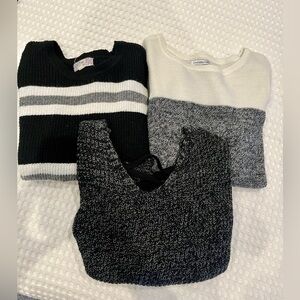 Lot of 3 Fall/Winter Sweaters